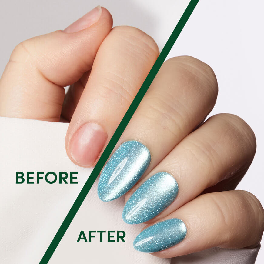 Aquamarine Cat Eye - Almond