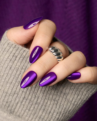 Amethyst Cat Eye - Almond