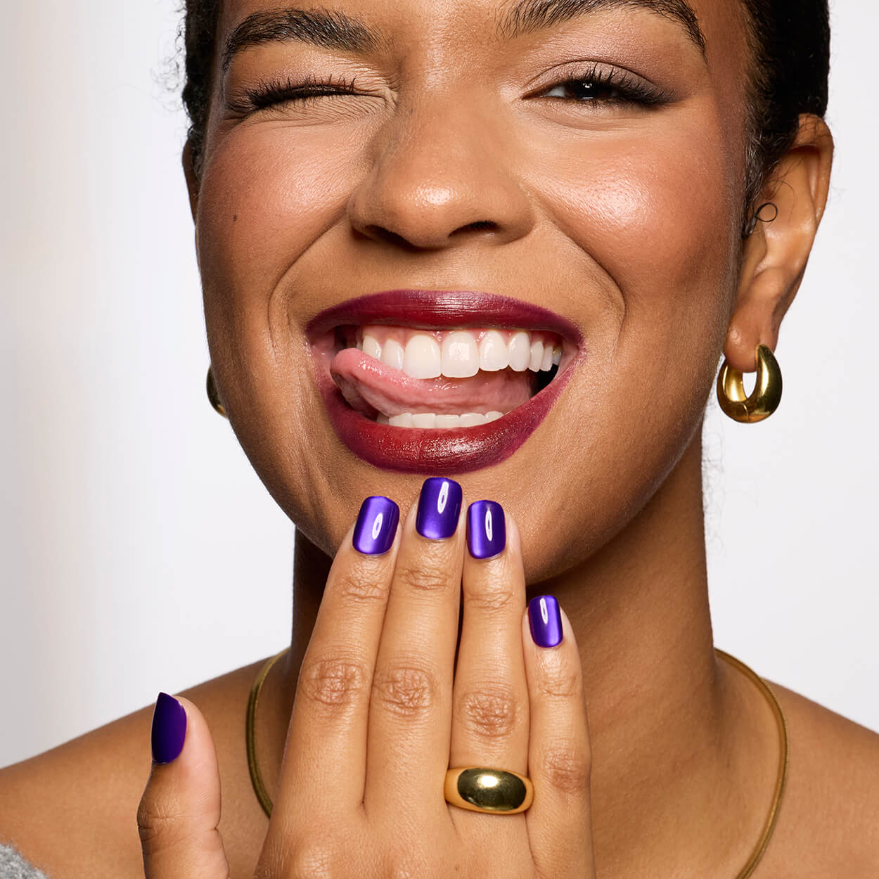 Amethyst Cat Eye - Square