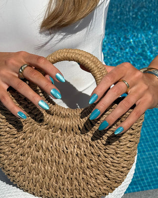 Aquamarine Cat Eye - Almond