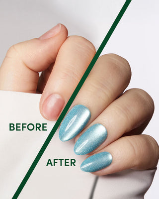 Aquamarine Cat Eye - Almond