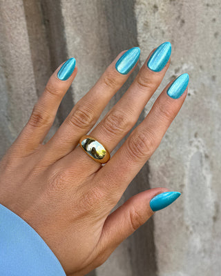 Aquamarine Cat Eye - Almond