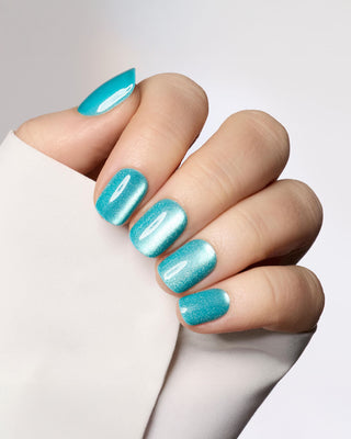 Aquamarine Cat Eye - Square