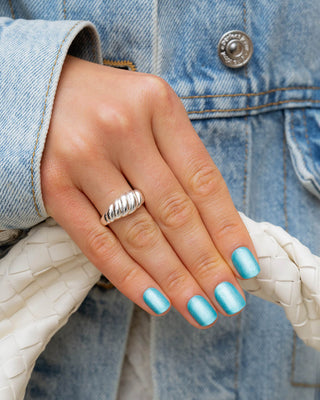 Aquamarine Cat Eye - Square