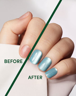 Aquamarine Cat Eye - Square