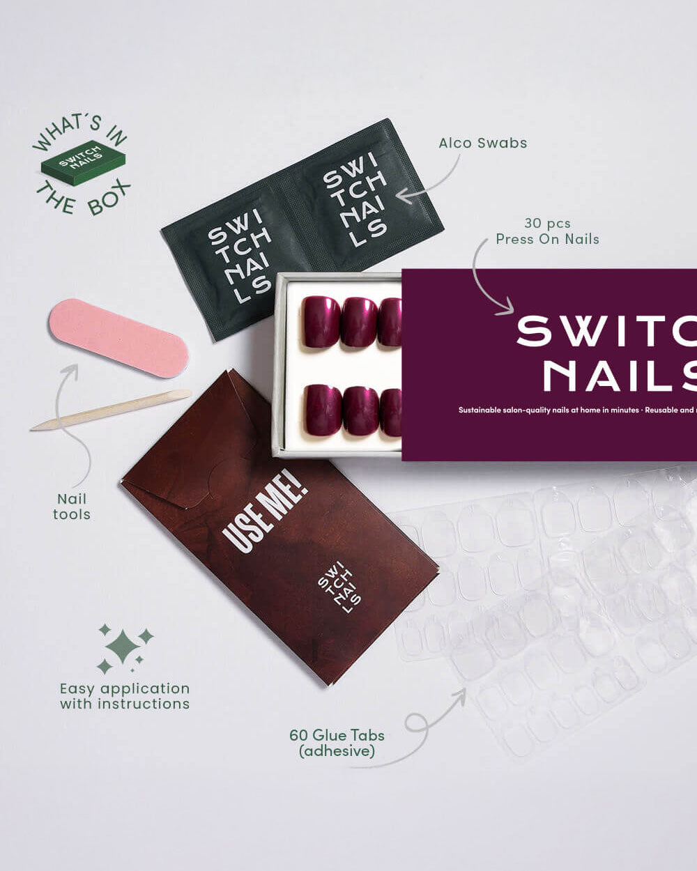 Cherry Noir - Square