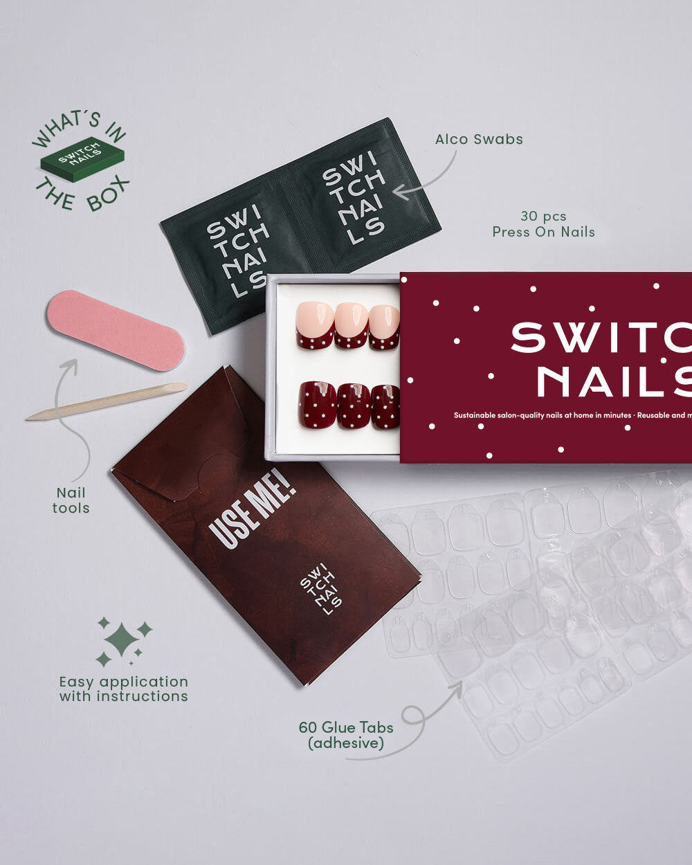 Love me dots - Square