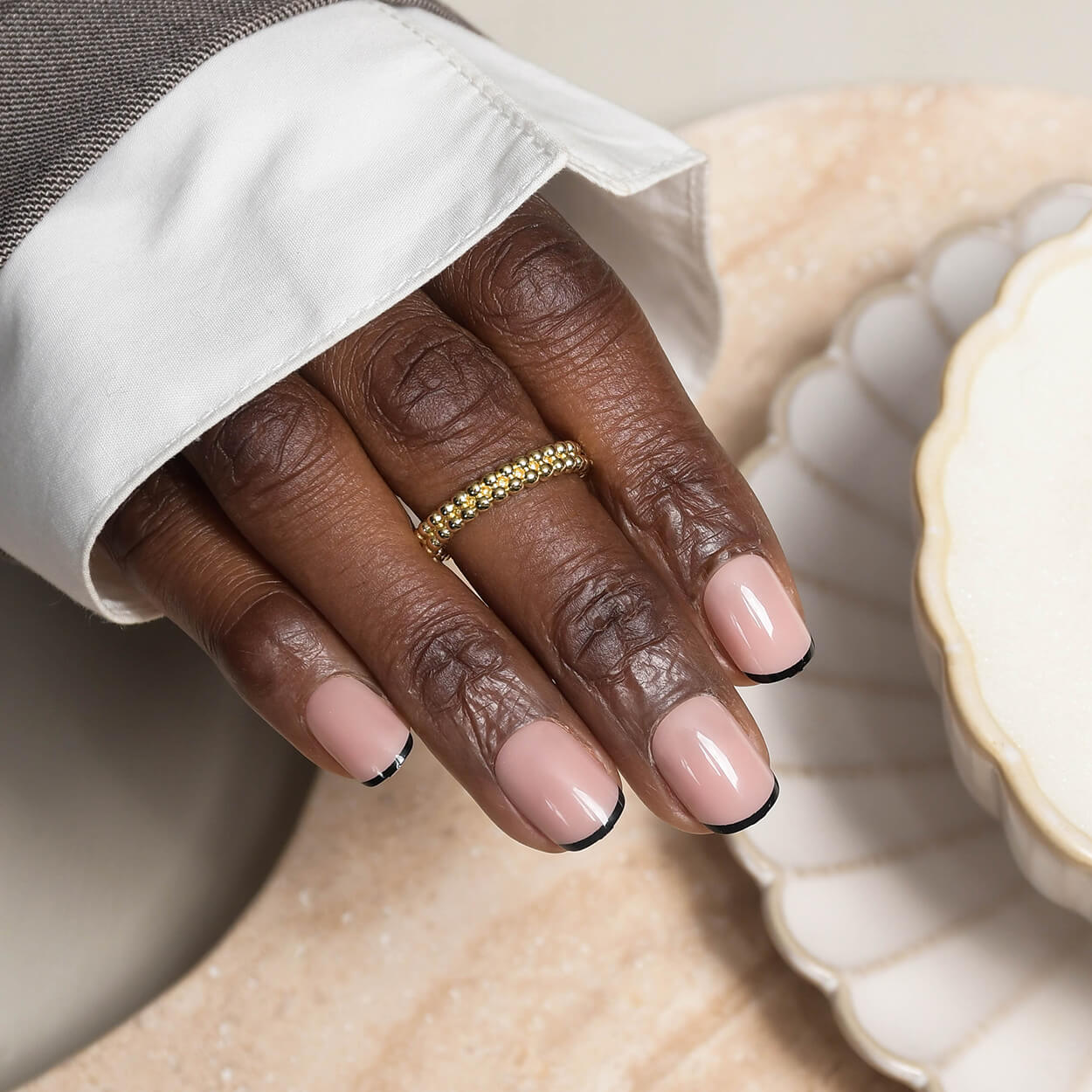 Black Micro French - Square