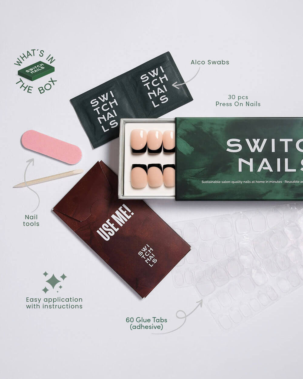 Black French Warm - Square (S)