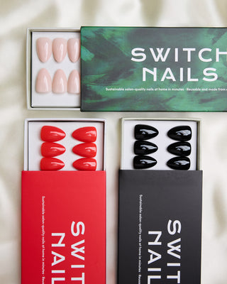 Trio: Nude, Red & Black