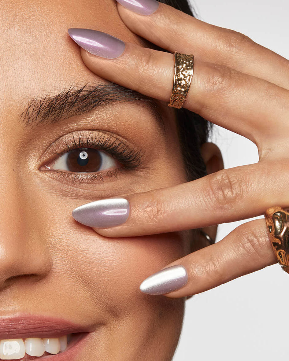 Violet Cat Eye - Almond